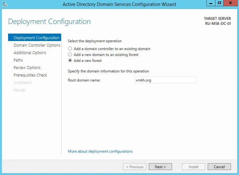 Install Active Directory Domain Services on Windows Server 2012 R2 - Step 26