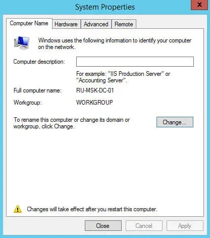 Install Active Directory Domain Services on Windows Server 2012 R2 - Step 6