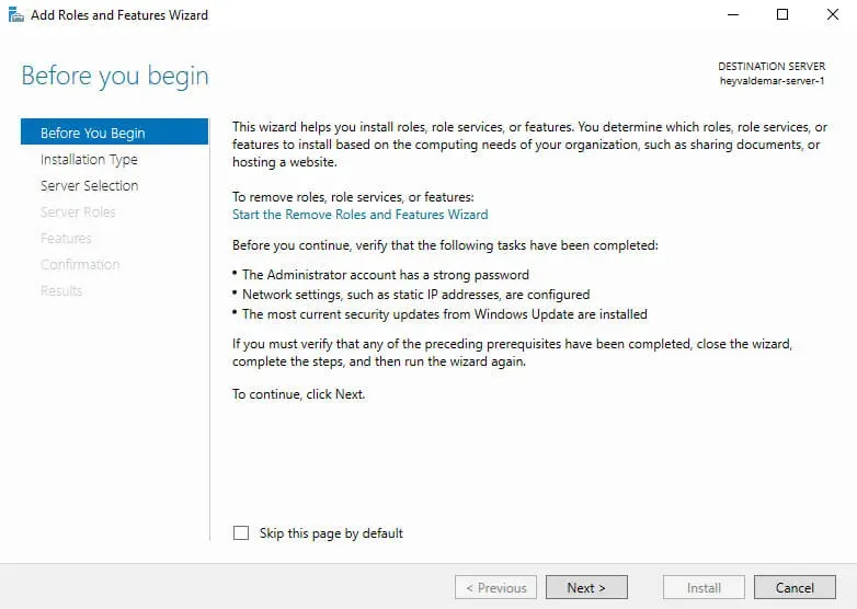 Install Active Directory Domain Services on Windows Server 2019 - Step 14