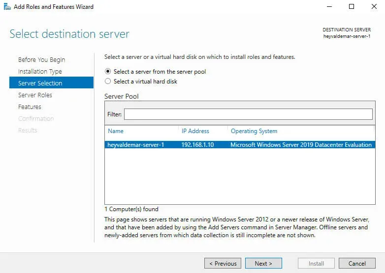 Install Active Directory Domain Services on Windows Server 2019 - Step 16