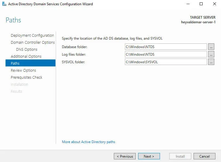 Install Active Directory Domain Services on Windows Server 2019 - Step 29