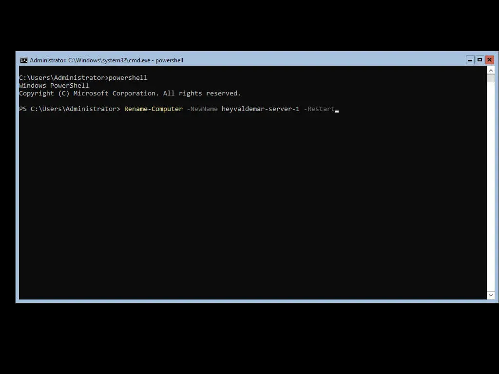Install Active Directory Domain Services on Windows Server 2019 Server Core - Step 2