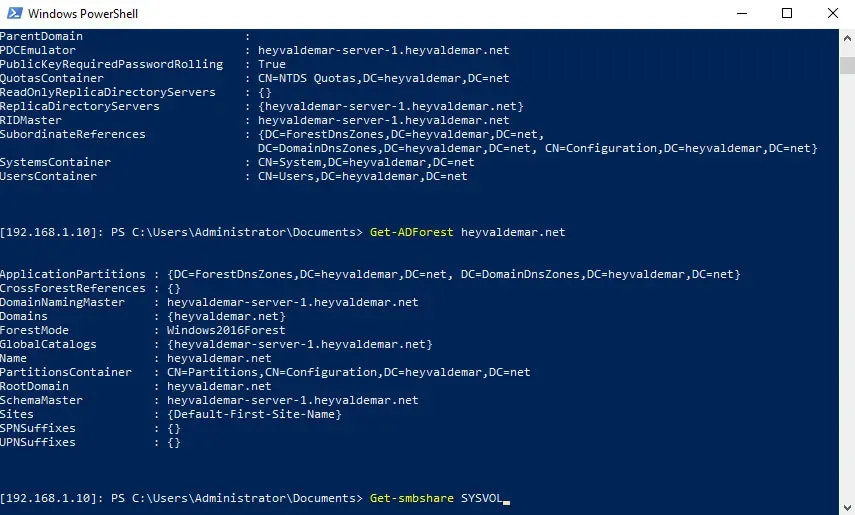 Install Active Directory Domain Services on Windows Server 2019 Server Core - Step 34