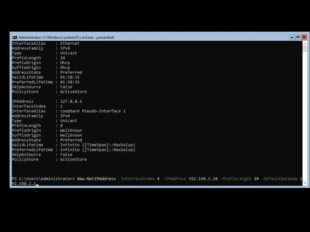 Install Active Directory Domain Services on Windows Server 2019 Server Core - Step 7