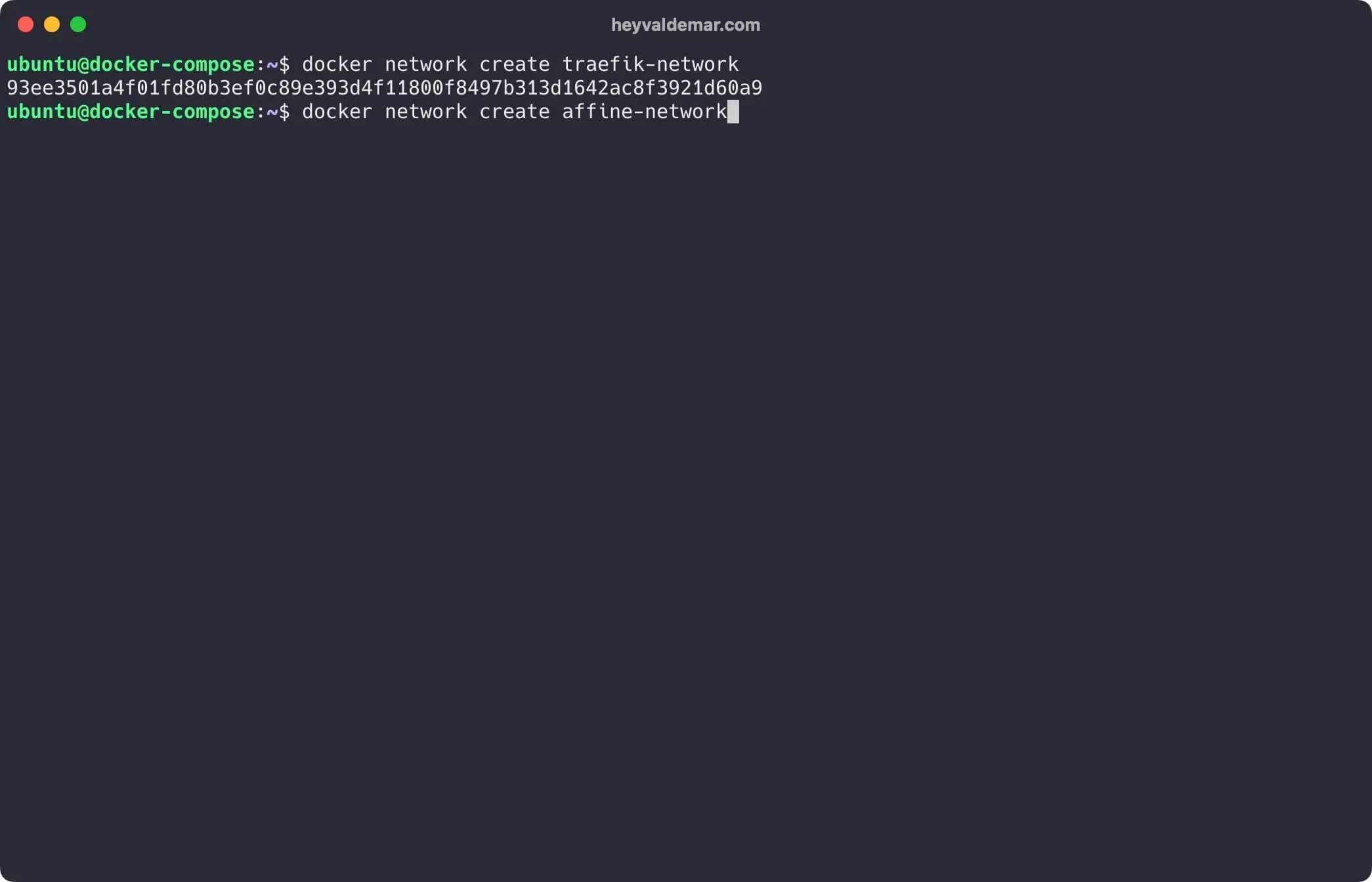 Install AFFiNE Using Docker Compose - Step 2