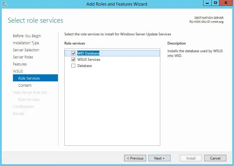 Install and Configure Windows Server Update Services on Windows Server 2012 R2 - Step 12