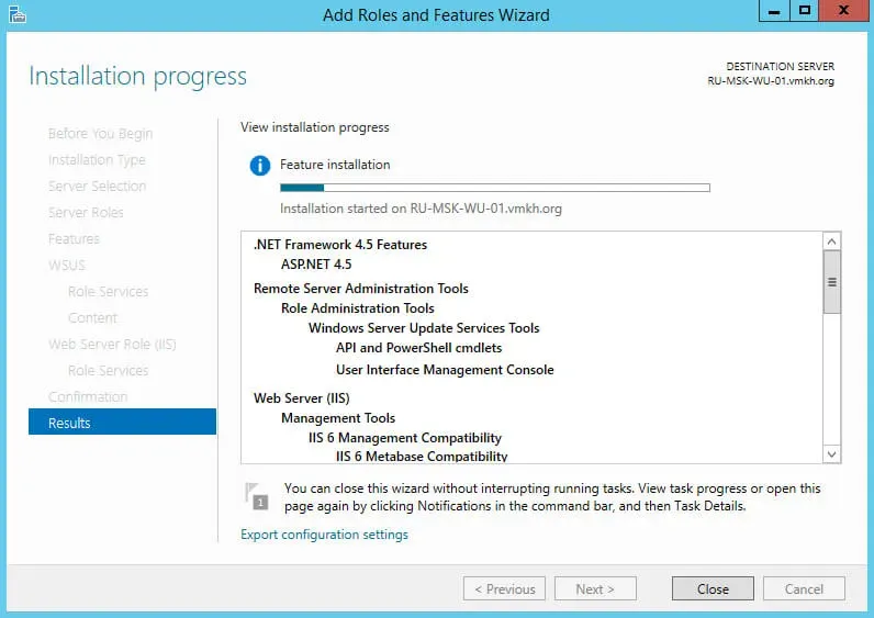 Install and Configure Windows Server Update Services on Windows Server 2012 R2 - Step 17