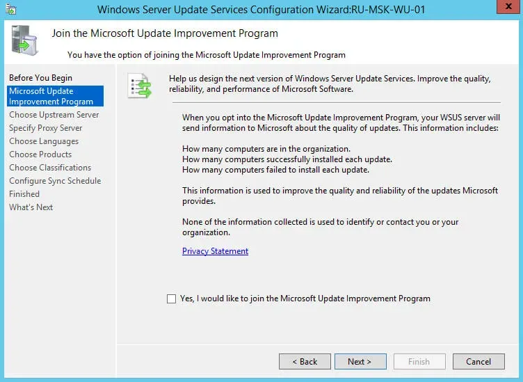 Install and Configure Windows Server Update Services on Windows Server 2012 R2 - Step 23