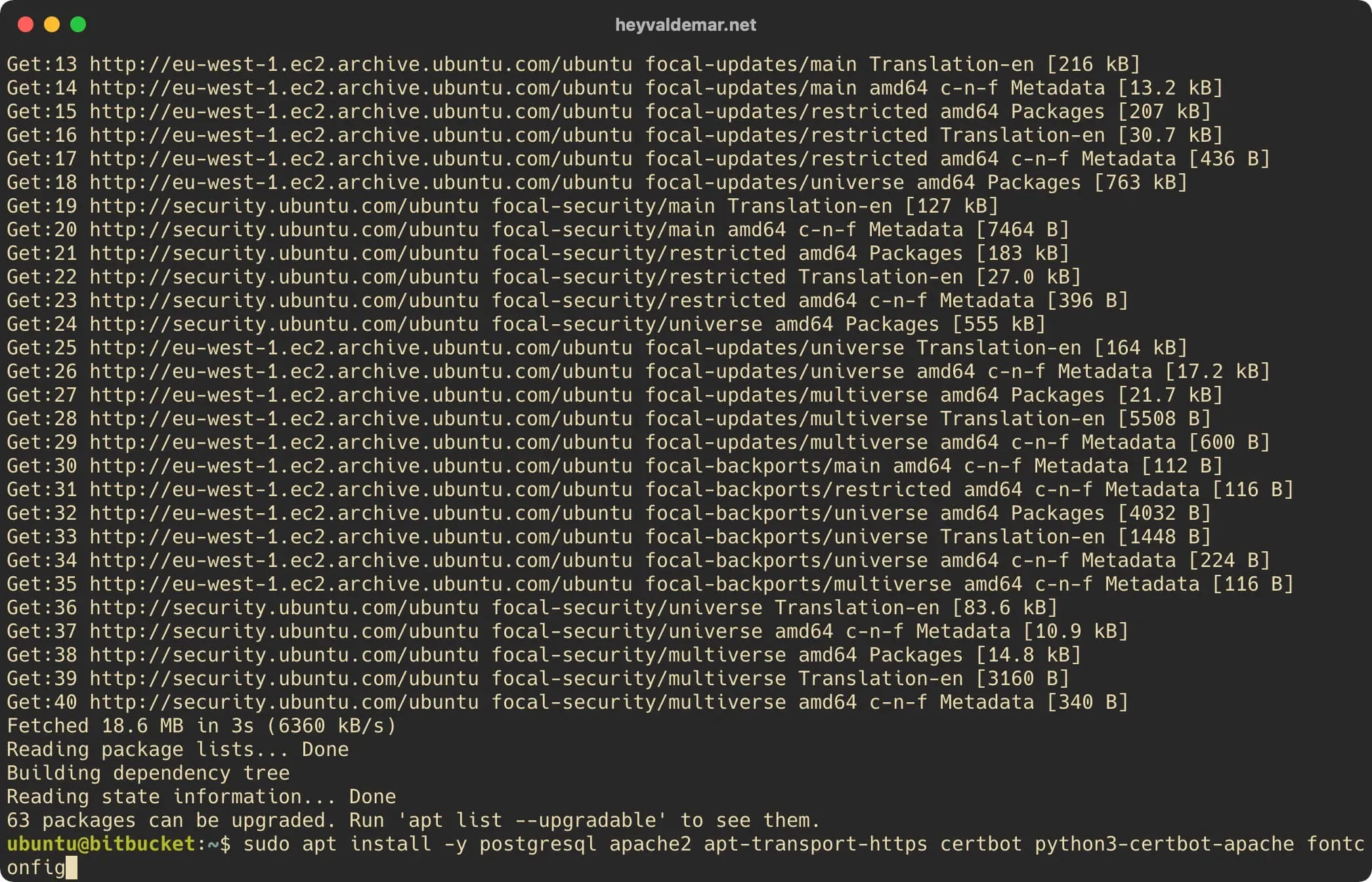Install Bitbucket on Ubuntu Server - Step 2