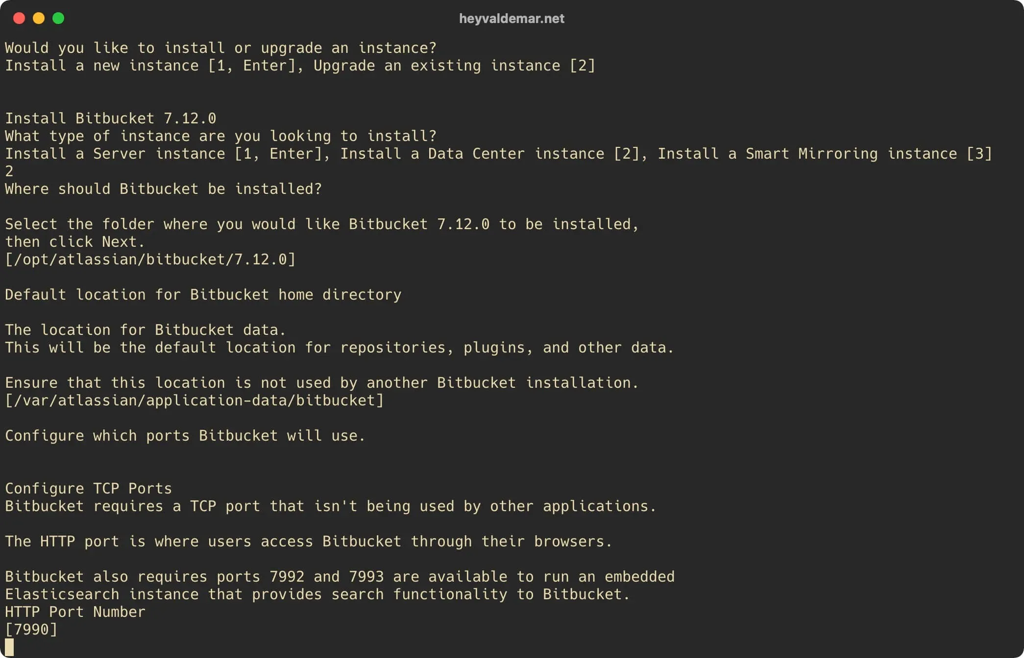 Install Bitbucket on Ubuntu Server - Step 36