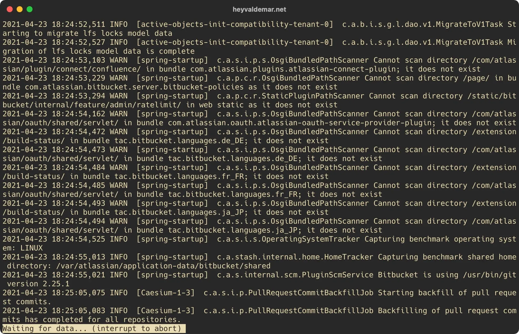 Install Bitbucket on Ubuntu Server - Step 45