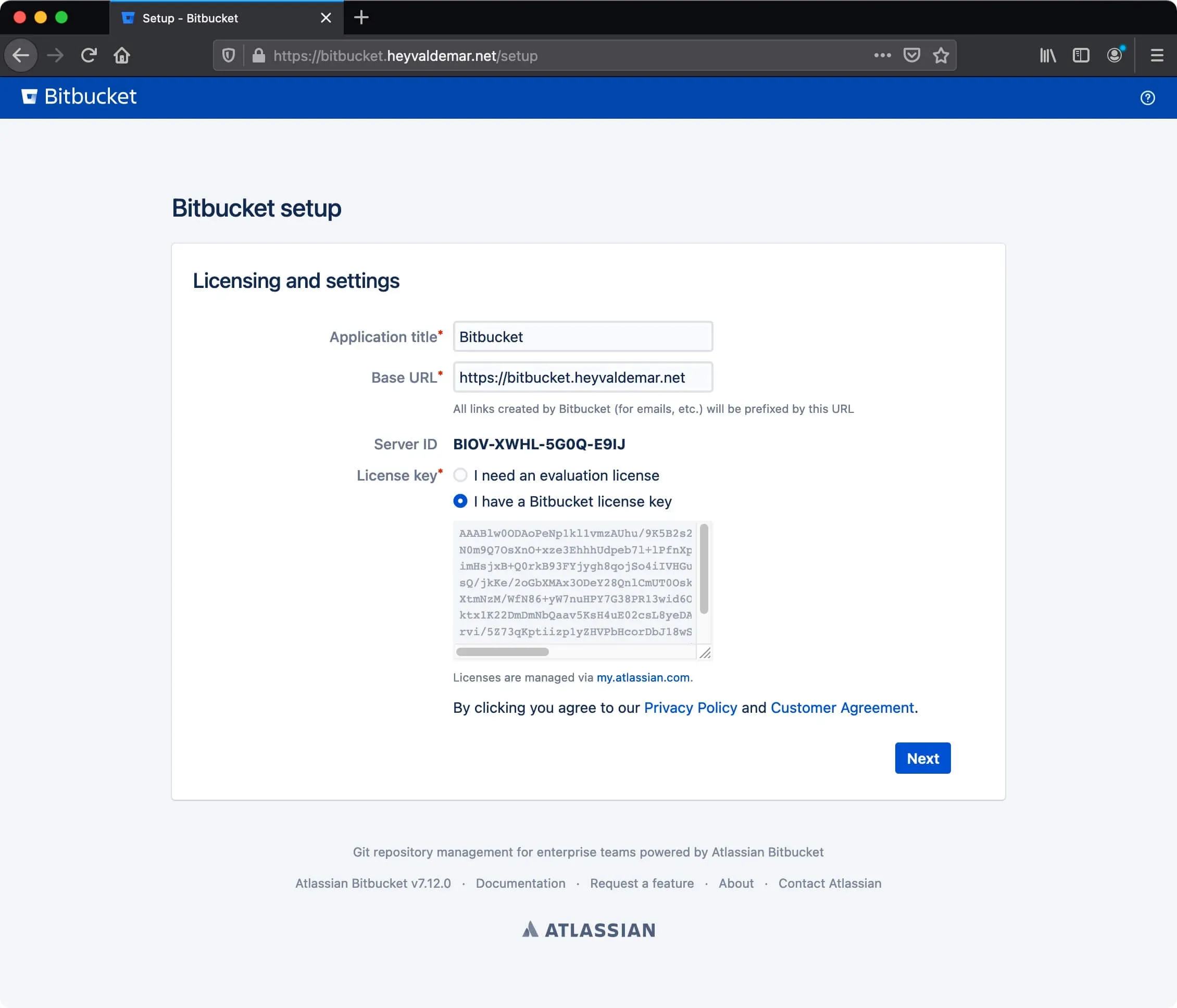 Install Bitbucket on Ubuntu Server - Step 54