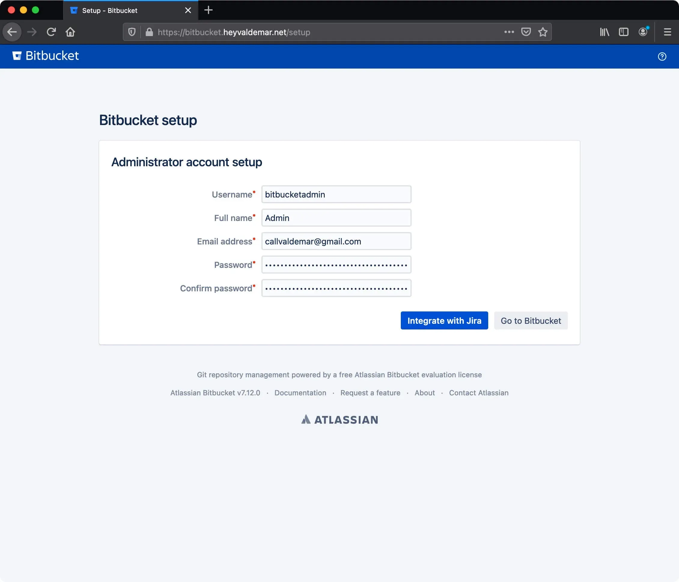 Install Bitbucket on Ubuntu Server - Step 55