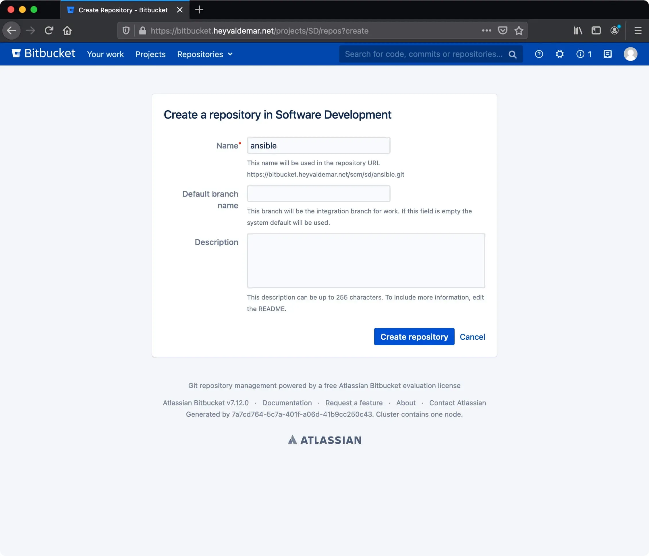 Install Bitbucket on Ubuntu Server - Step 61