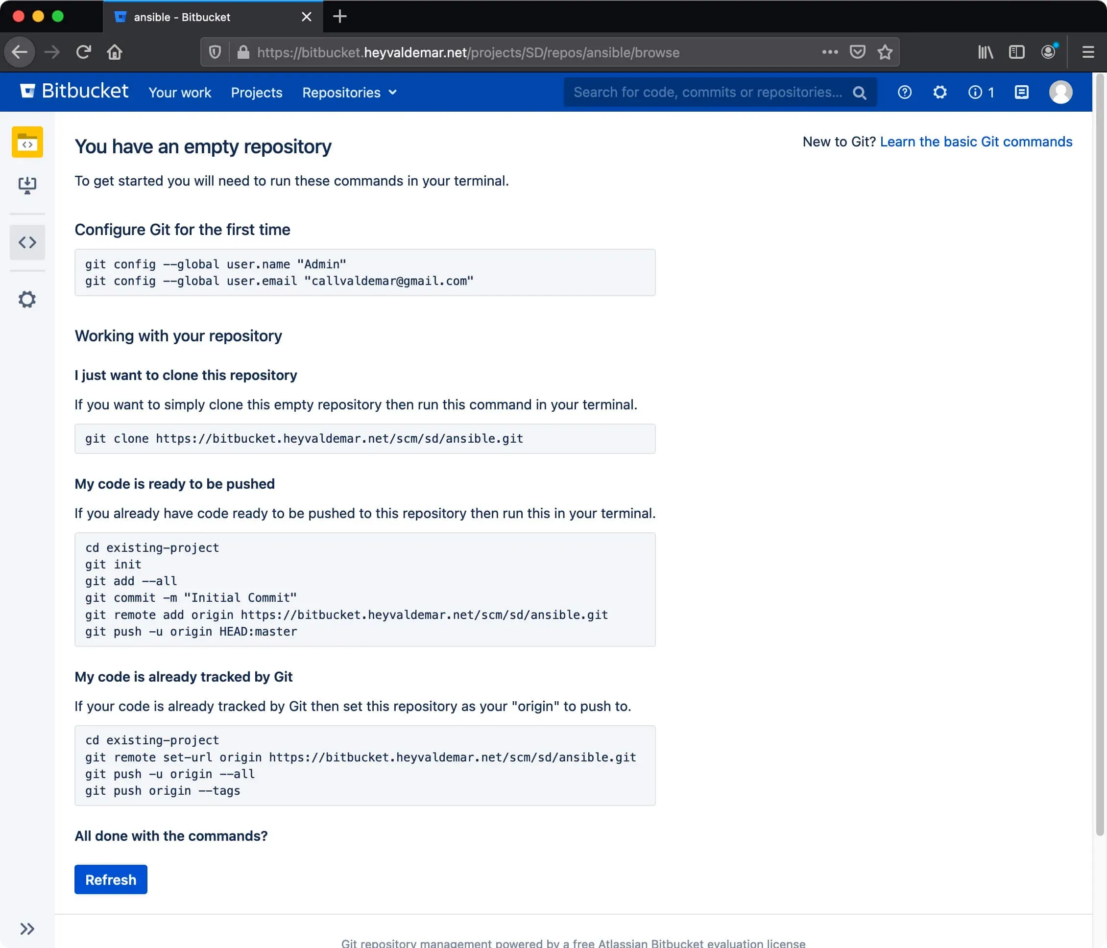 Install Bitbucket on Ubuntu Server - Step 62