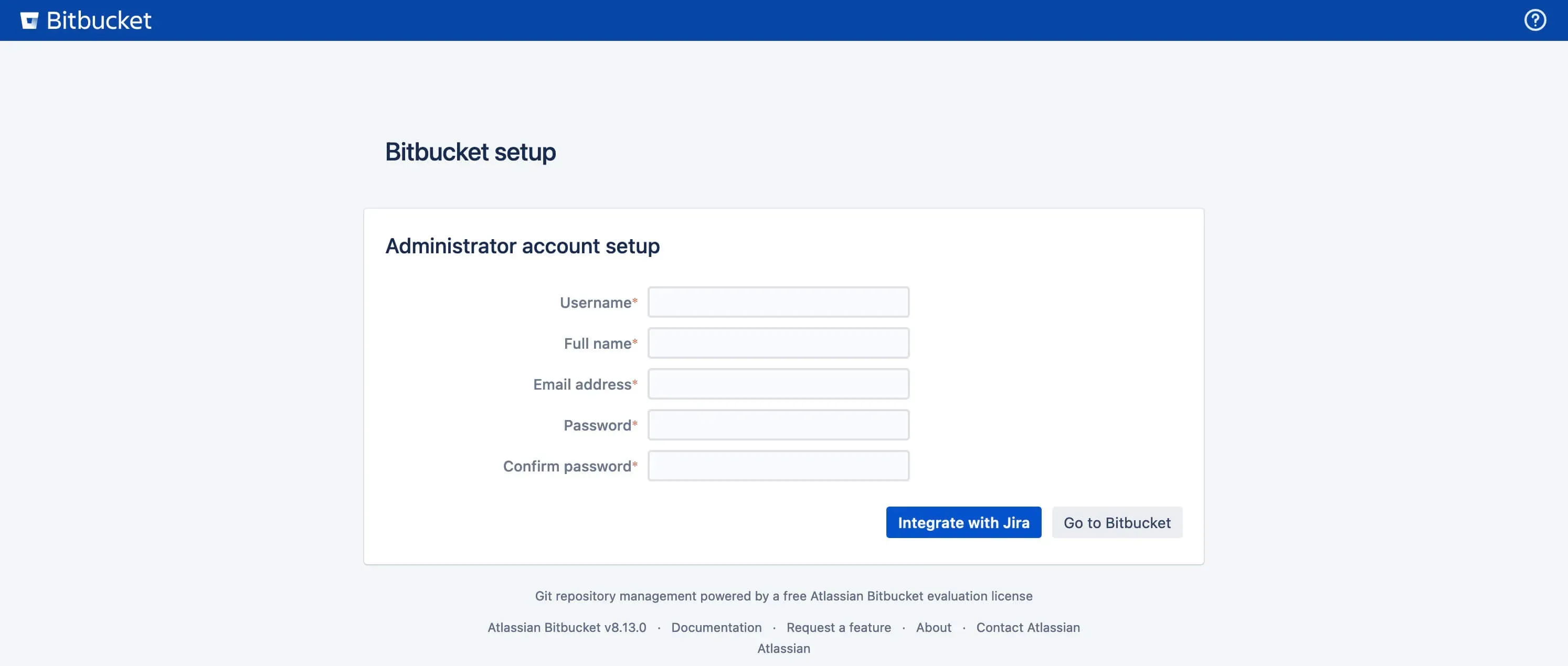 Install Bitbucket Using Docker Compose - Step 11