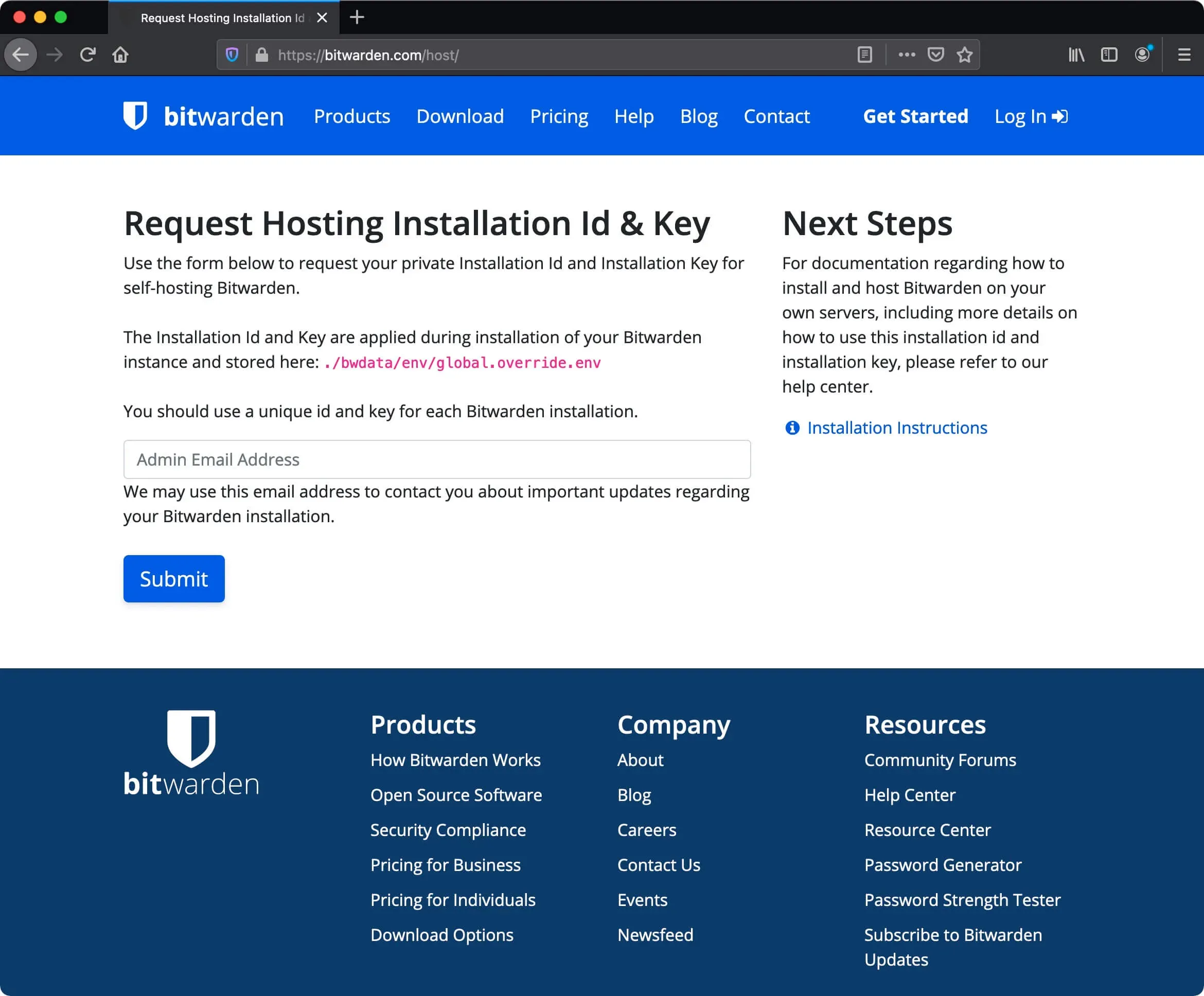 Install Bitwarden on Ubuntu Server 20.04 LTS - Step 1