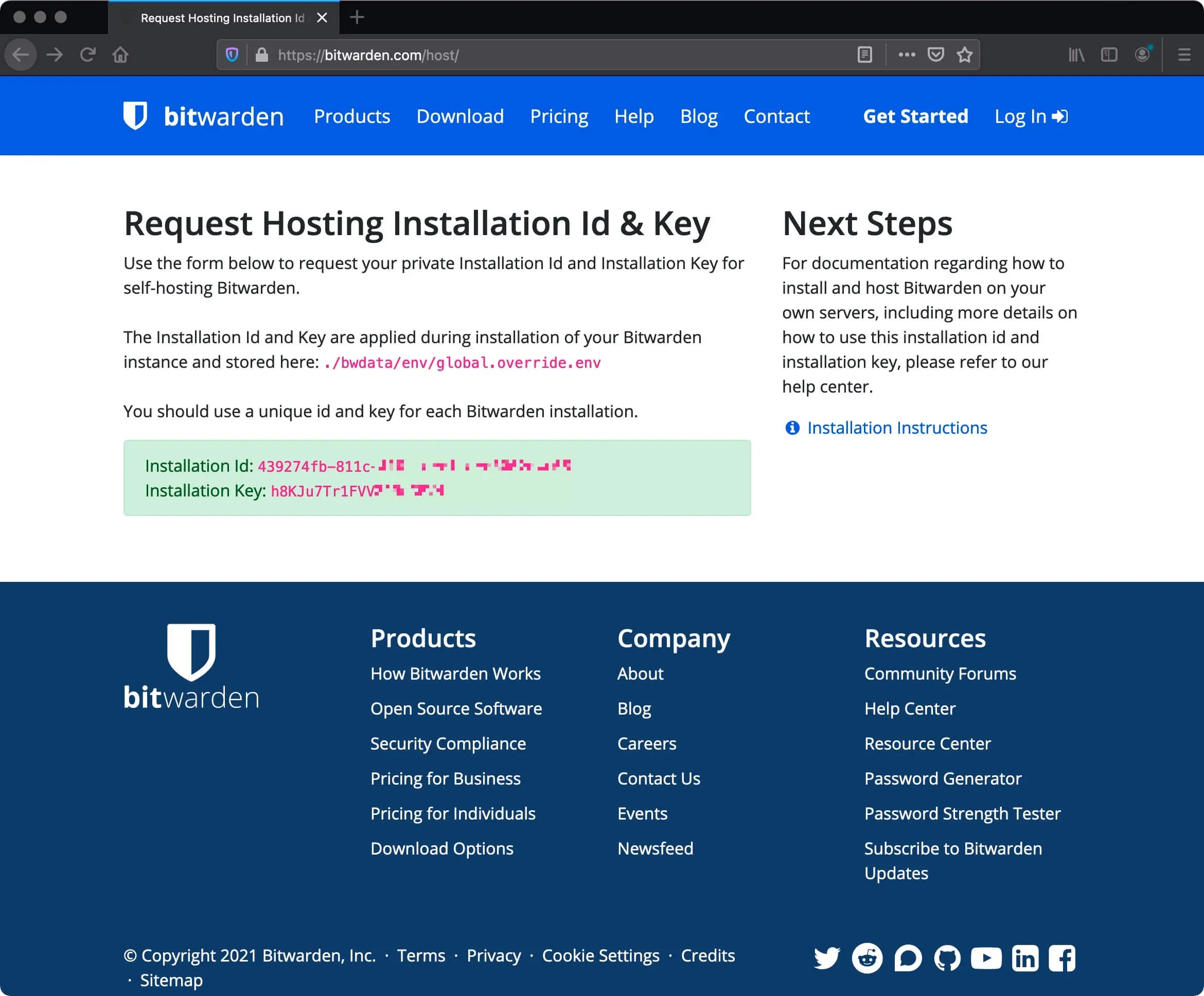 Install Bitwarden on Ubuntu Server 20.04 LTS - Step 2
