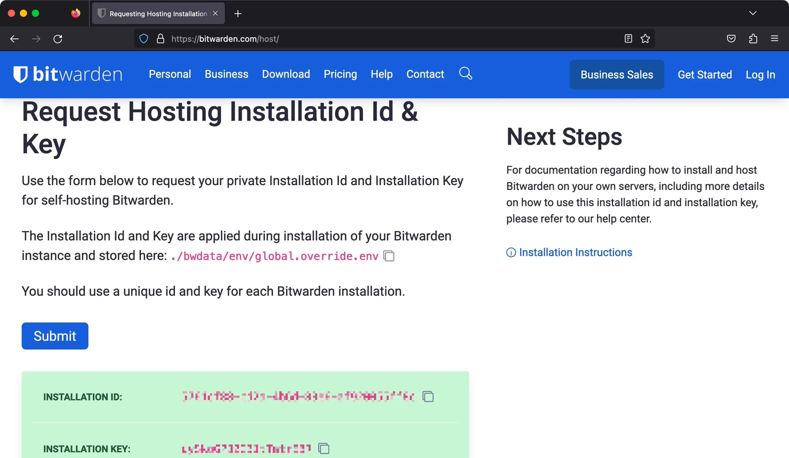 Install Bitwarden on Ubuntu Server 22.04 LTS - Step 2