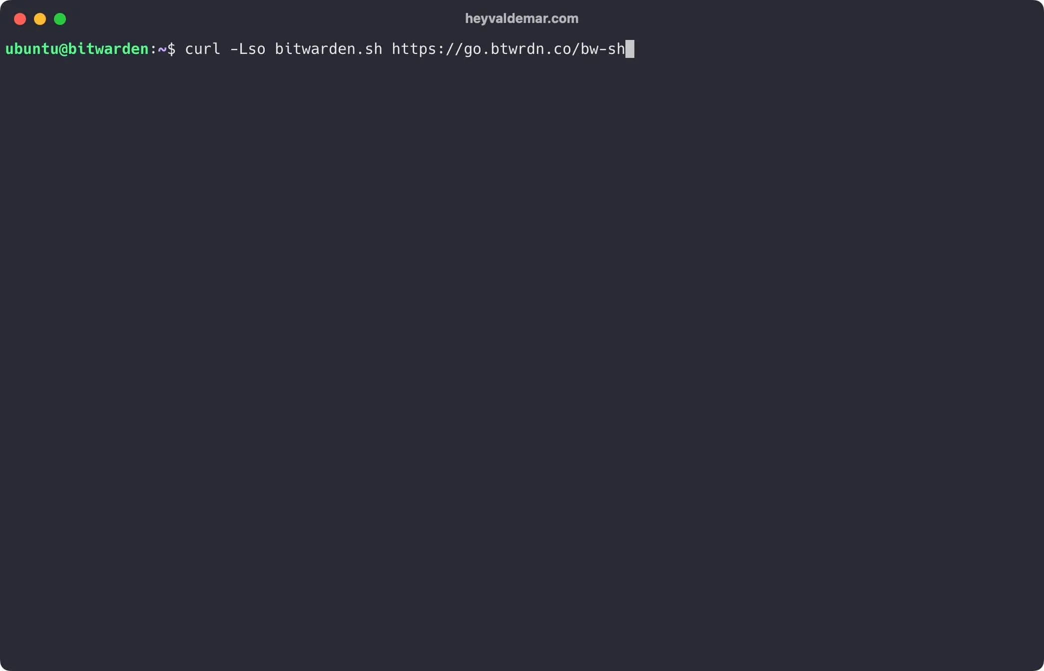 Install Bitwarden on Ubuntu Server 22.04 LTS - Step 3