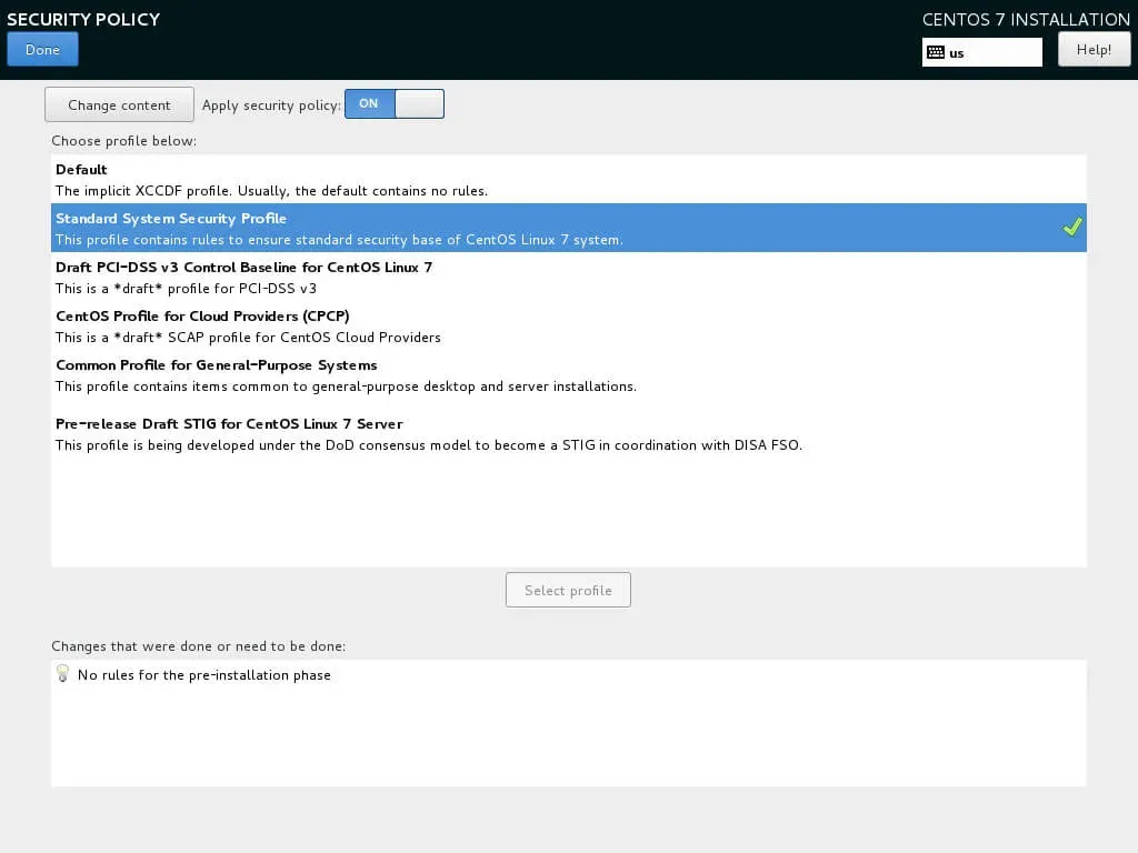 Install CentOS 7 Minimal - Step 12