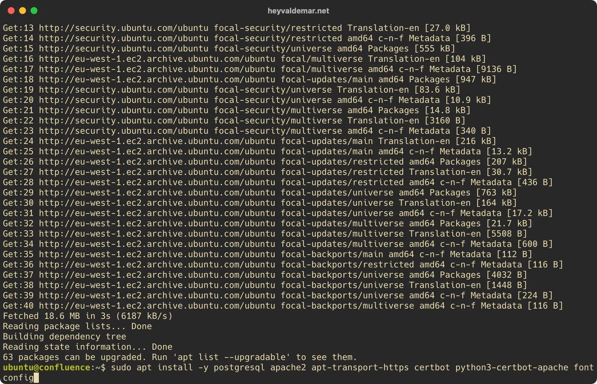 Install Confluence on Ubuntu Server - Step 2