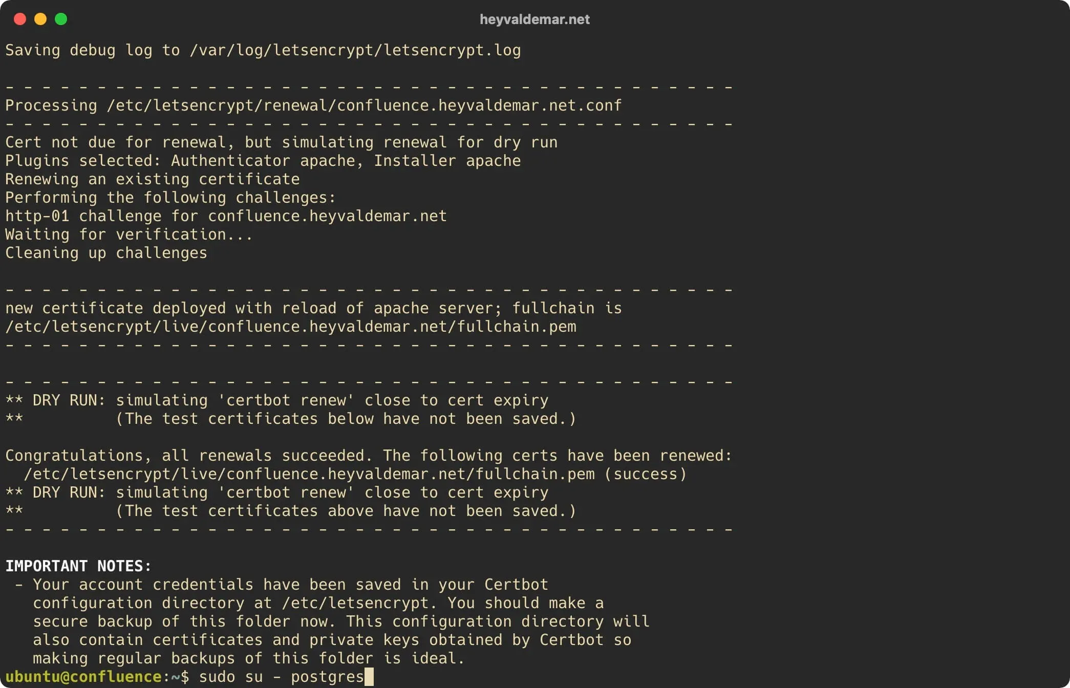 Install Confluence on Ubuntu Server - Step 23