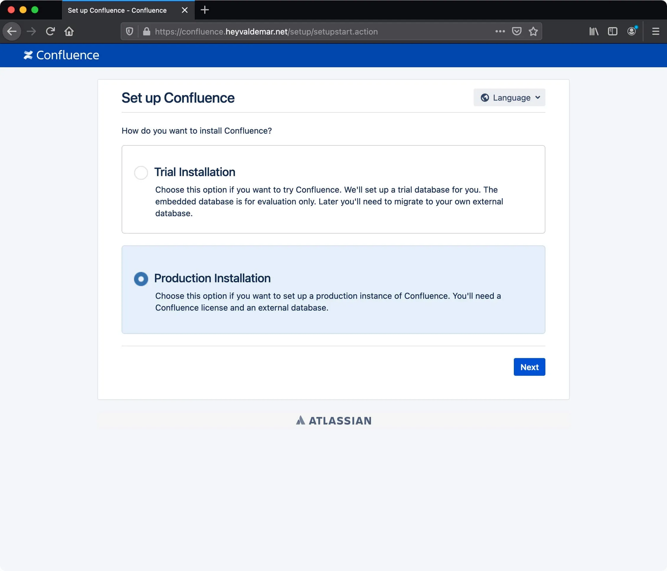 Install Confluence on Ubuntu Server - Step 46