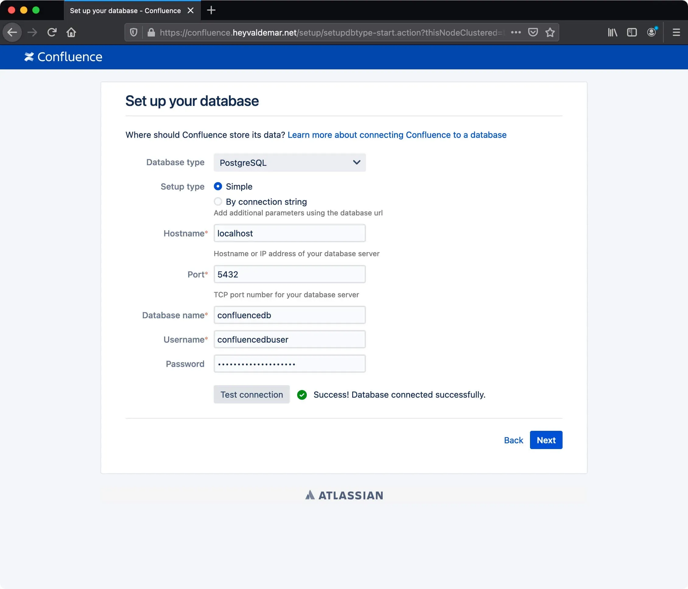 Install Confluence on Ubuntu Server - Step 57