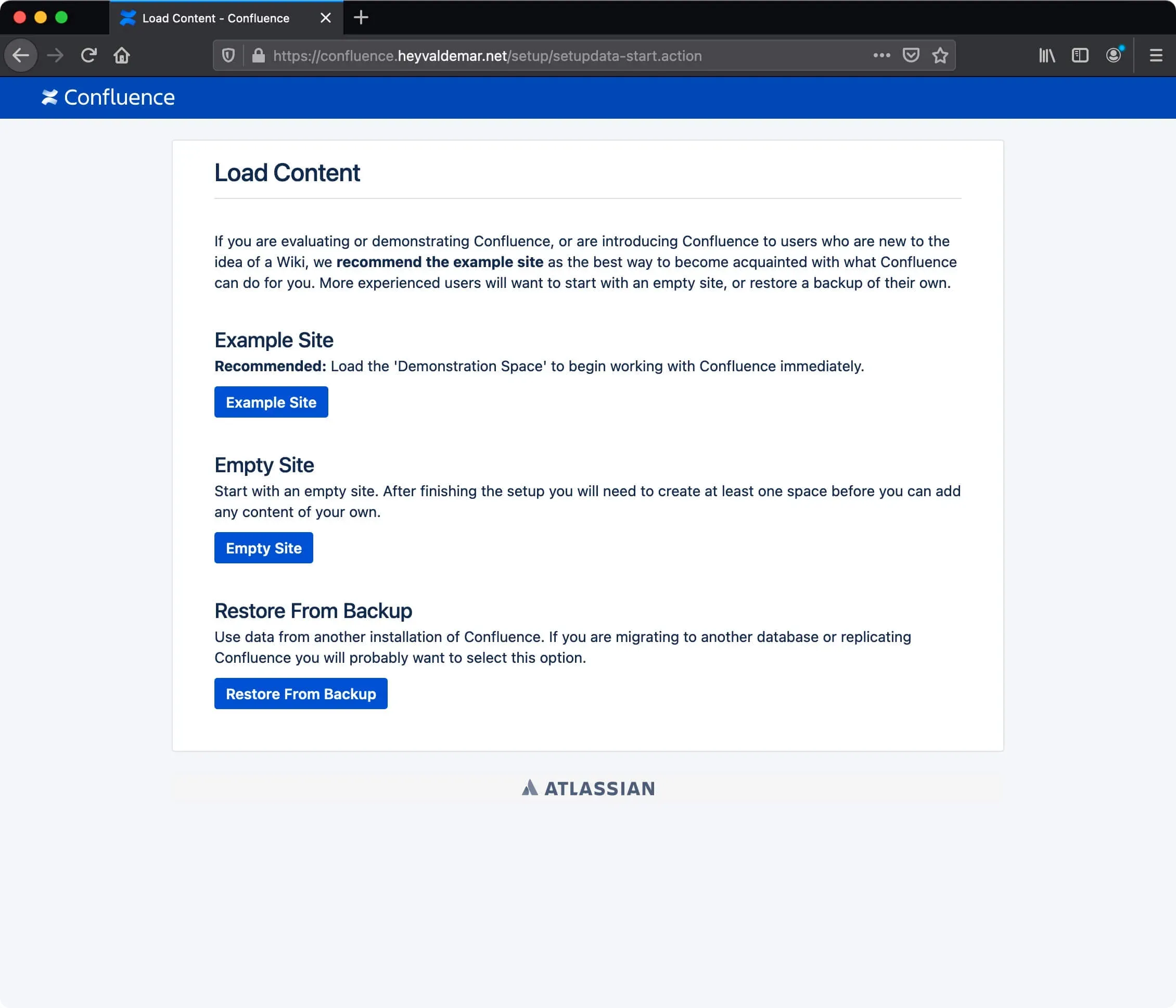 Install Confluence on Ubuntu Server - Step 58