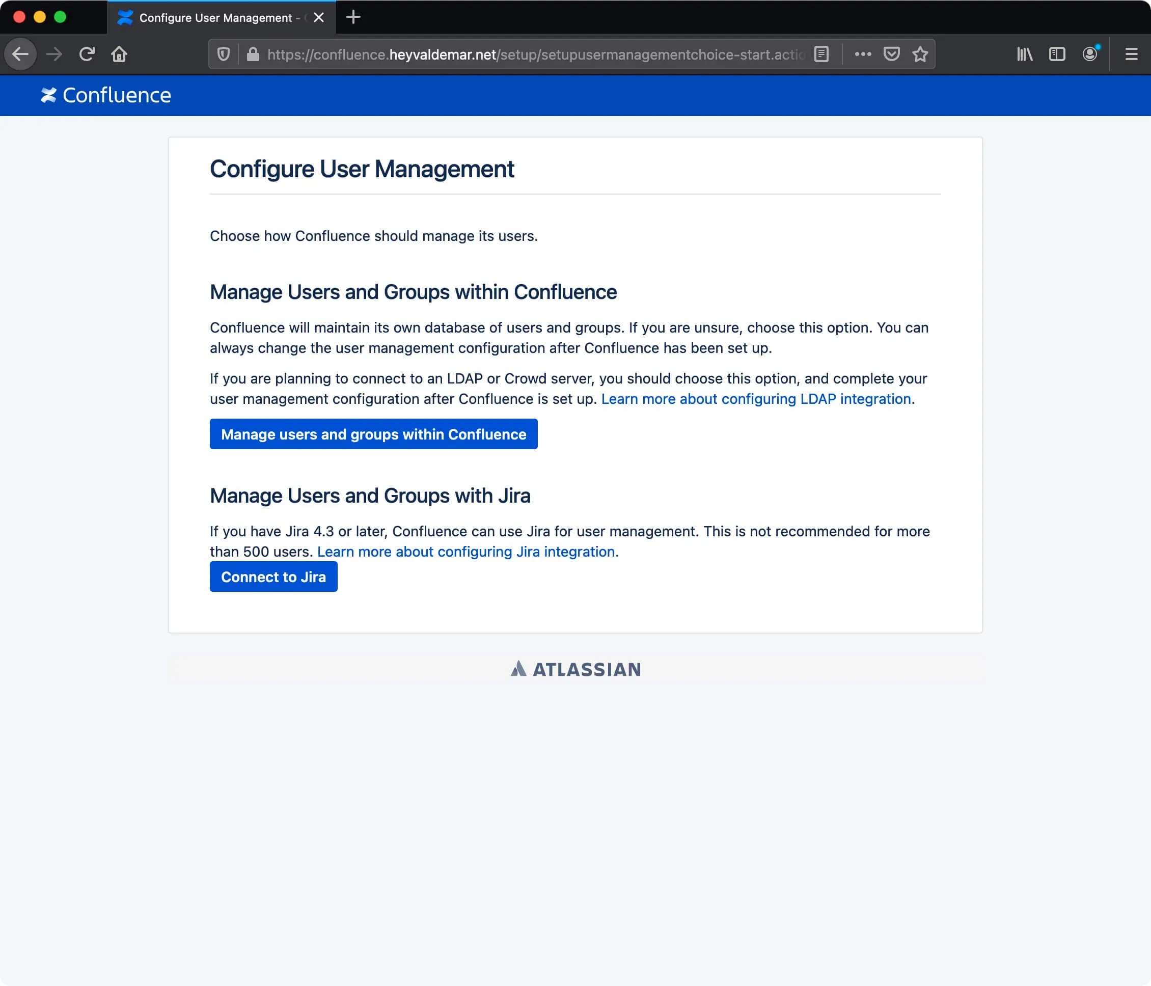 Install Confluence on Ubuntu Server - Step 59