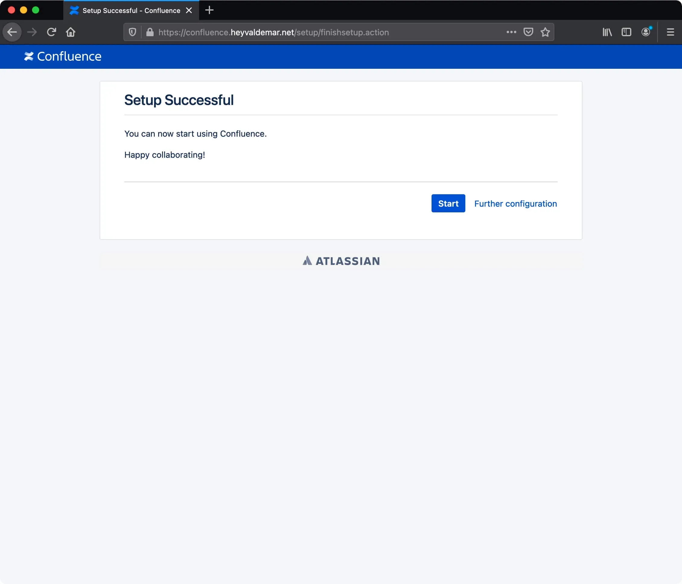 Install Confluence on Ubuntu Server - Step 61