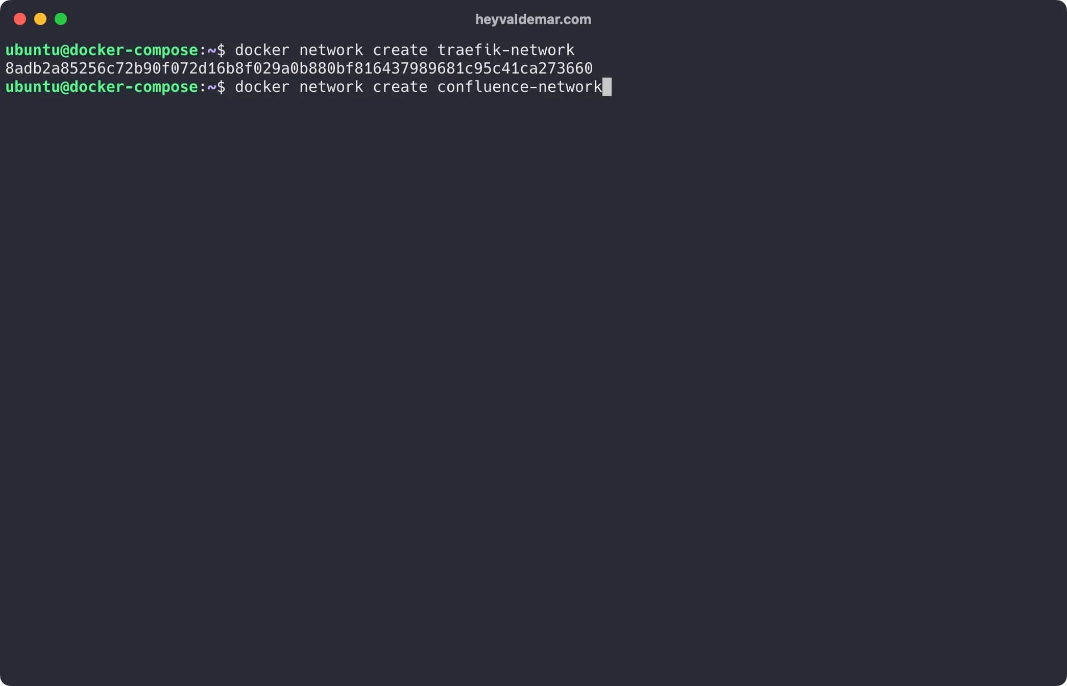 Install Confluence Using Docker Compose - Step 2