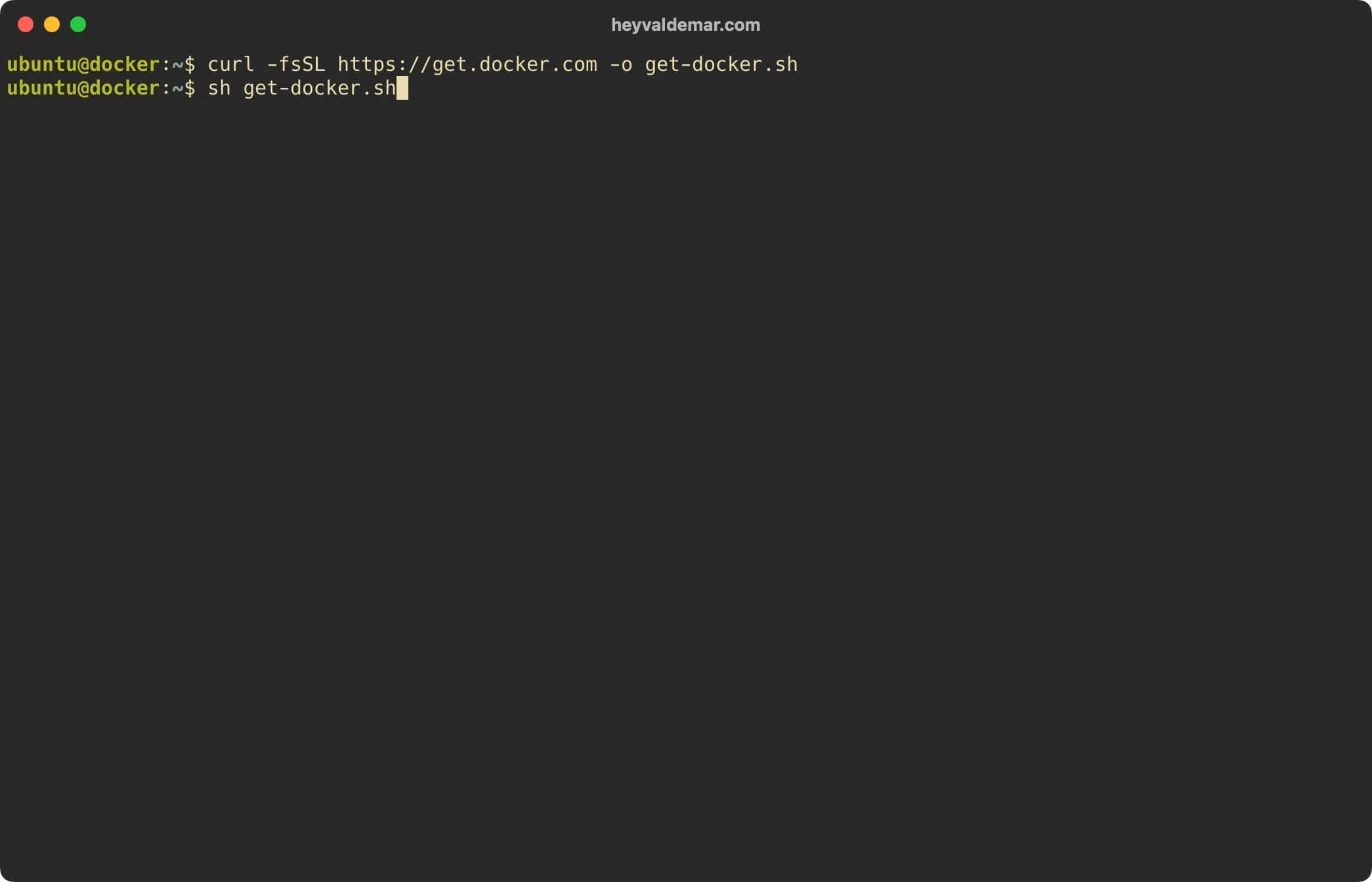 Install Docker Engine and Docker Compose on Ubuntu Server - Step 2
