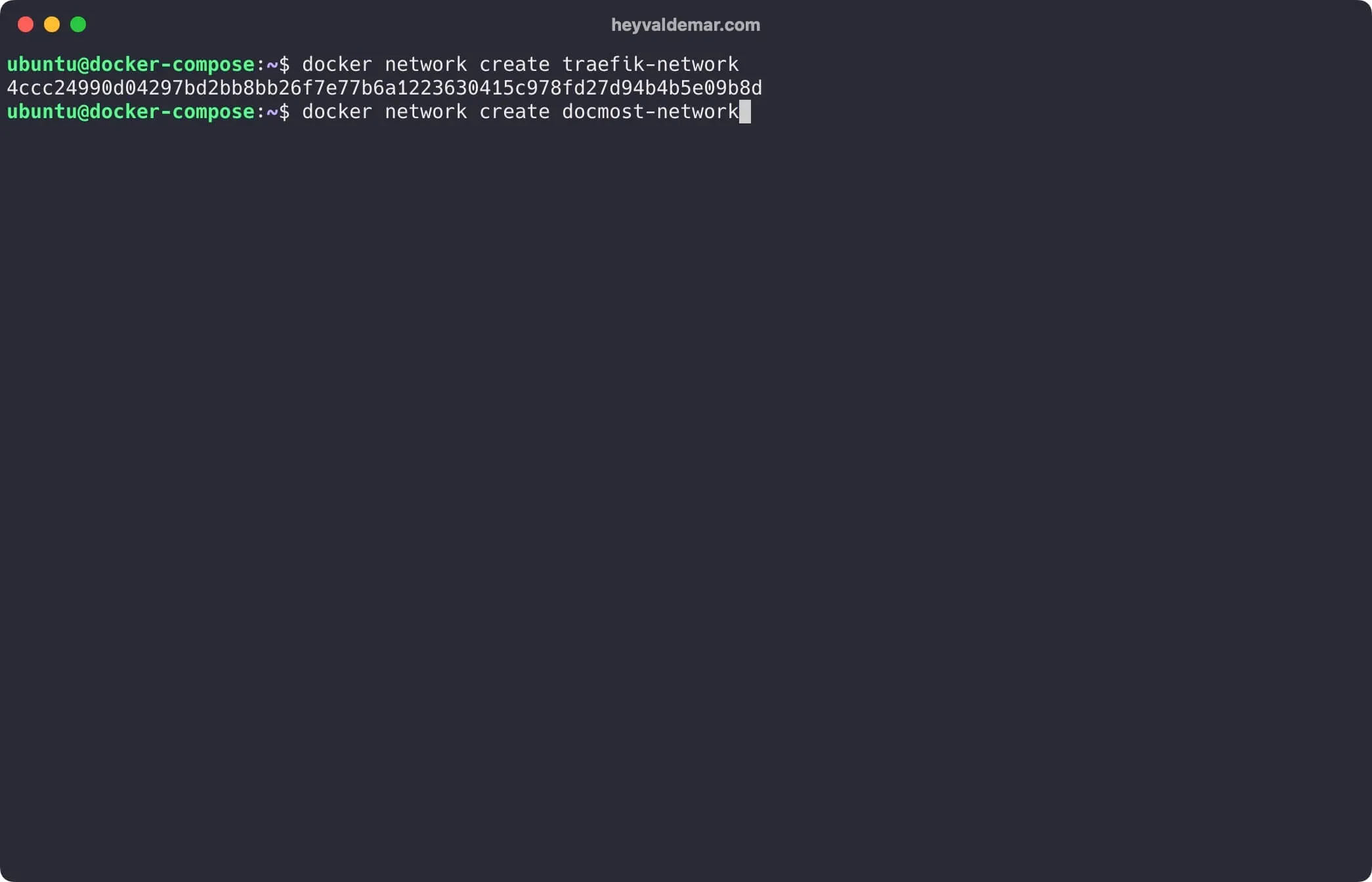 Install Docmost Using Docker Compose - Step 2