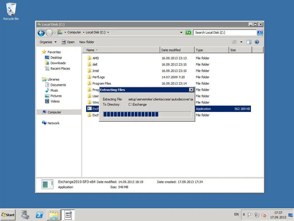 Install Exchange Server 2010 - Step 14