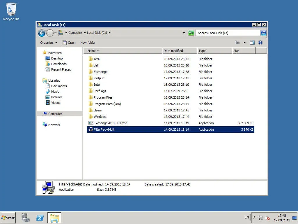Install Exchange Server 2010 - Step 22