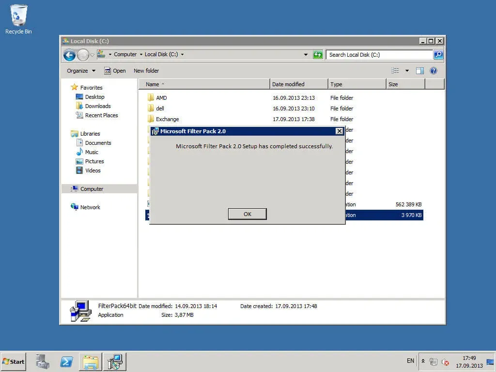 Install Exchange Server 2010 - Step 25