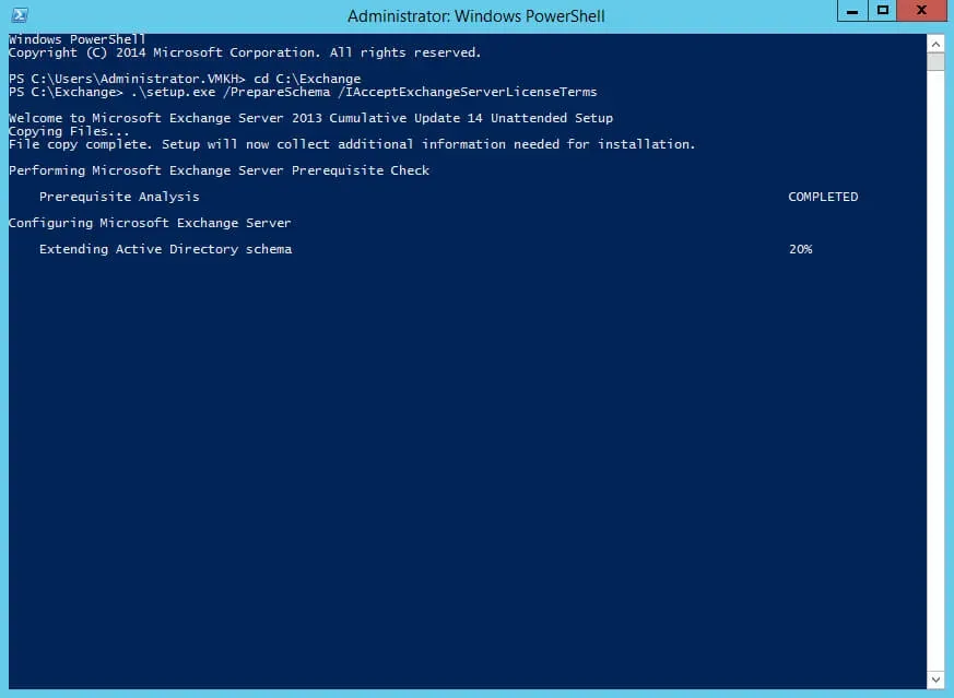 Install Exchange Server 2013 - Step 29