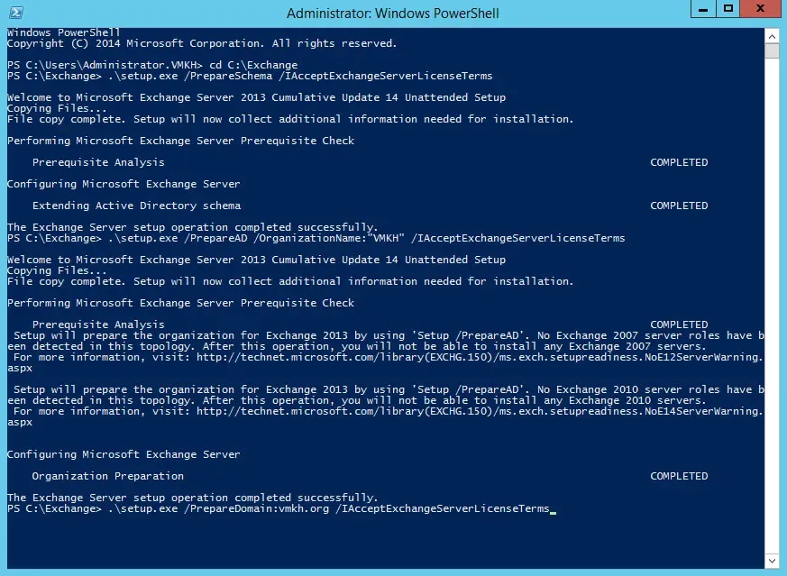 Install Exchange Server 2013 - Step 32