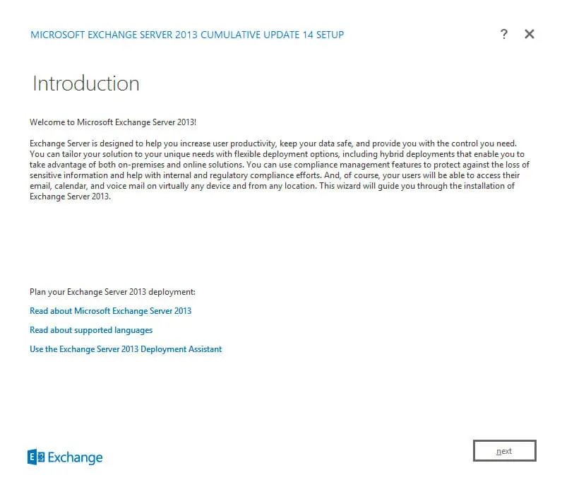 Install Exchange Server 2013 - Step 37