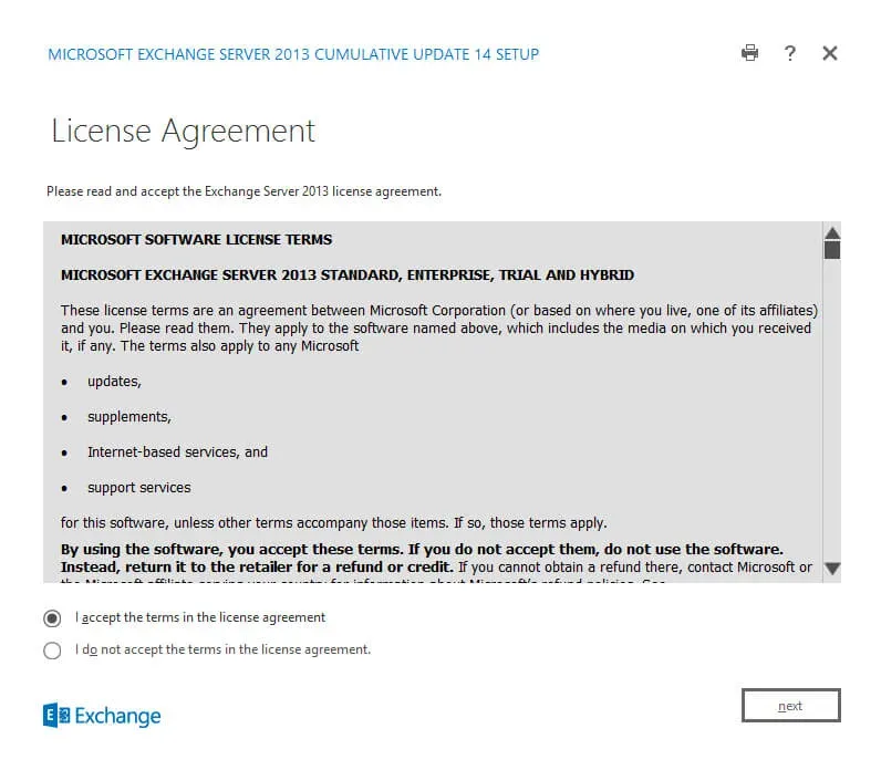 Install Exchange Server 2013 - Step 38