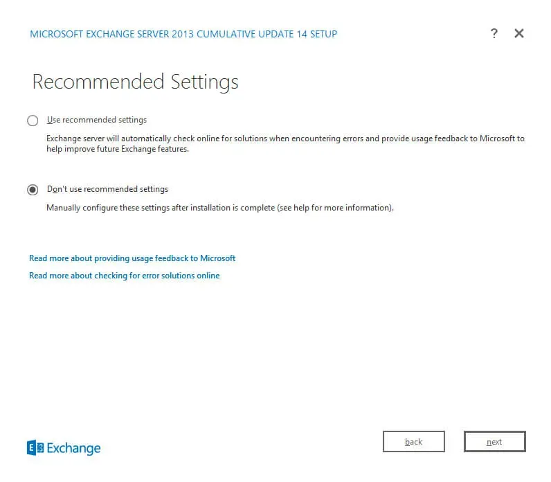 Install Exchange Server 2013 - Step 39