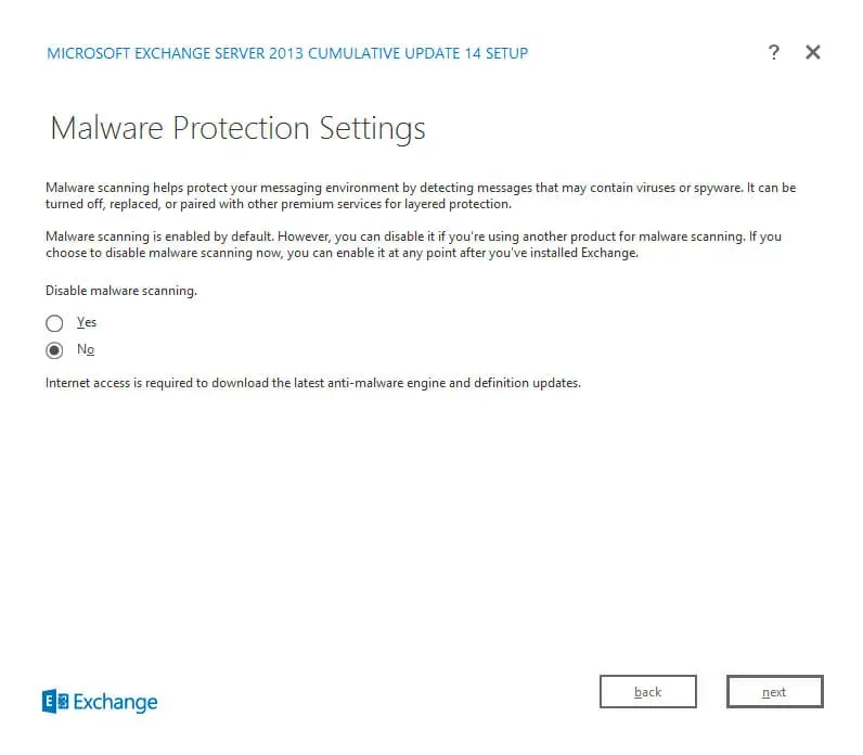 Install Exchange Server 2013 - Step 42