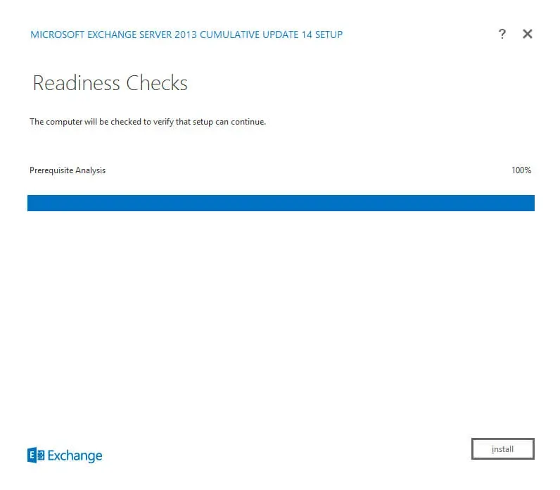 Install Exchange Server 2013 - Step 43