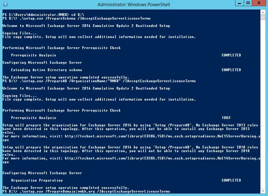 Install Exchange Server 2016 on Windows Server 2012 R2 - Step 28