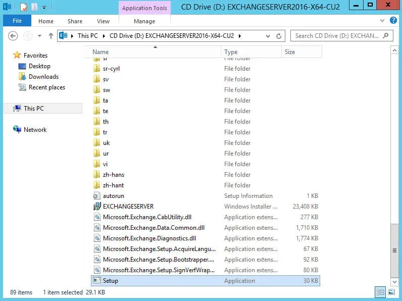 Install Exchange Server 2016 on Windows Server 2012 R2 - Step 30