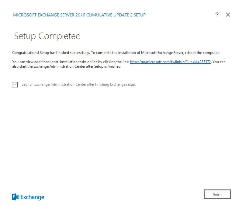 Install Exchange Server 2016 on Windows Server 2012 R2 - Step 41