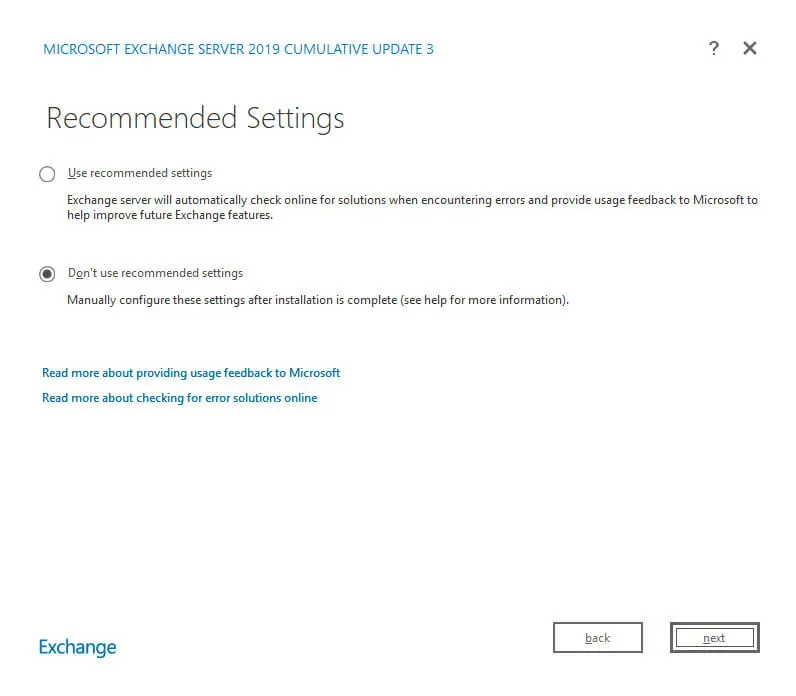 Install Exchange Server 2019 on Windows Server 2019 - Step 41