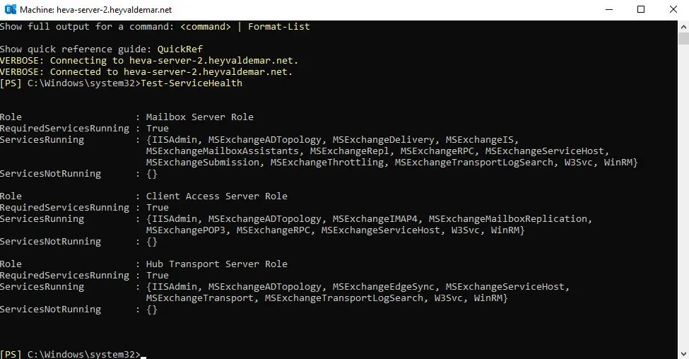 Install Exchange Server 2019 on Windows Server 2019 - Step 55